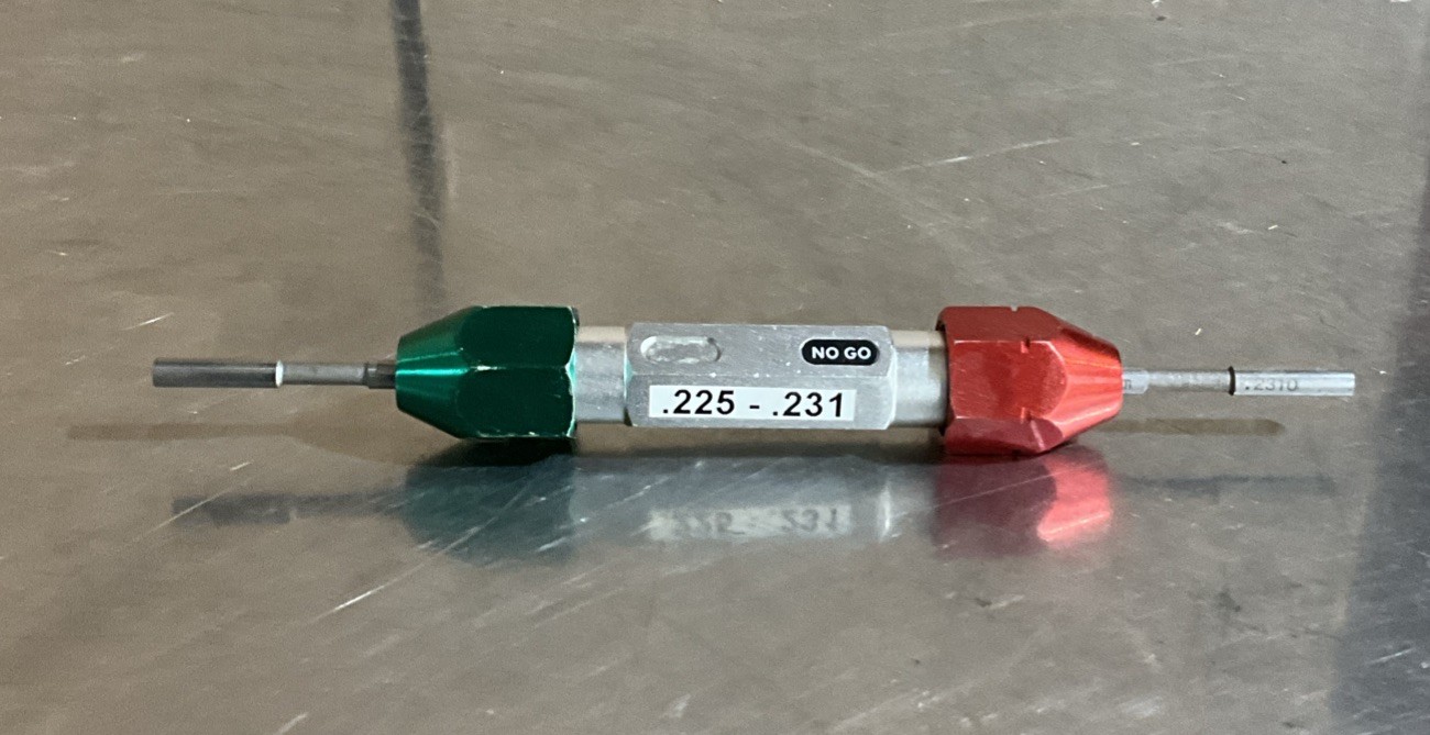 Meyer Gage  Go No Go Pin Gauge       .225 - .231