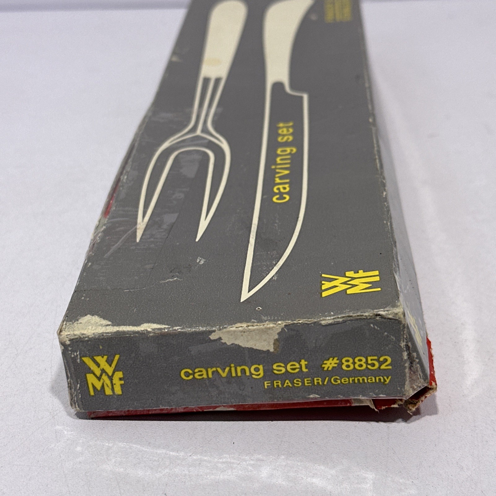 FRASER’S STAINLESS CARVING SET #8852 Germany MMF-CROMARGAN Vintage