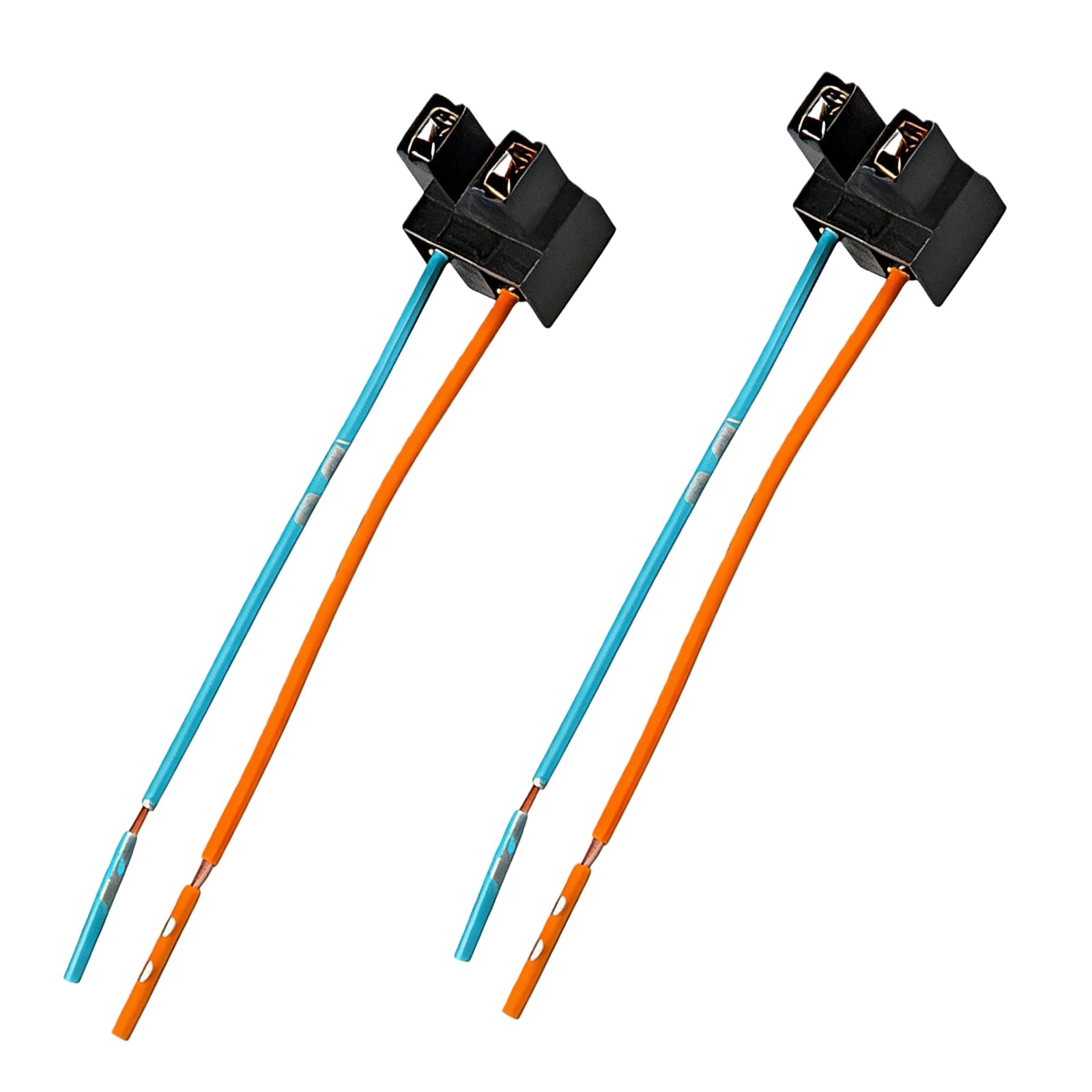 KoiLuvGo 2PCS H7 Bulb Socket, Socket Harness Extension Kit, Black