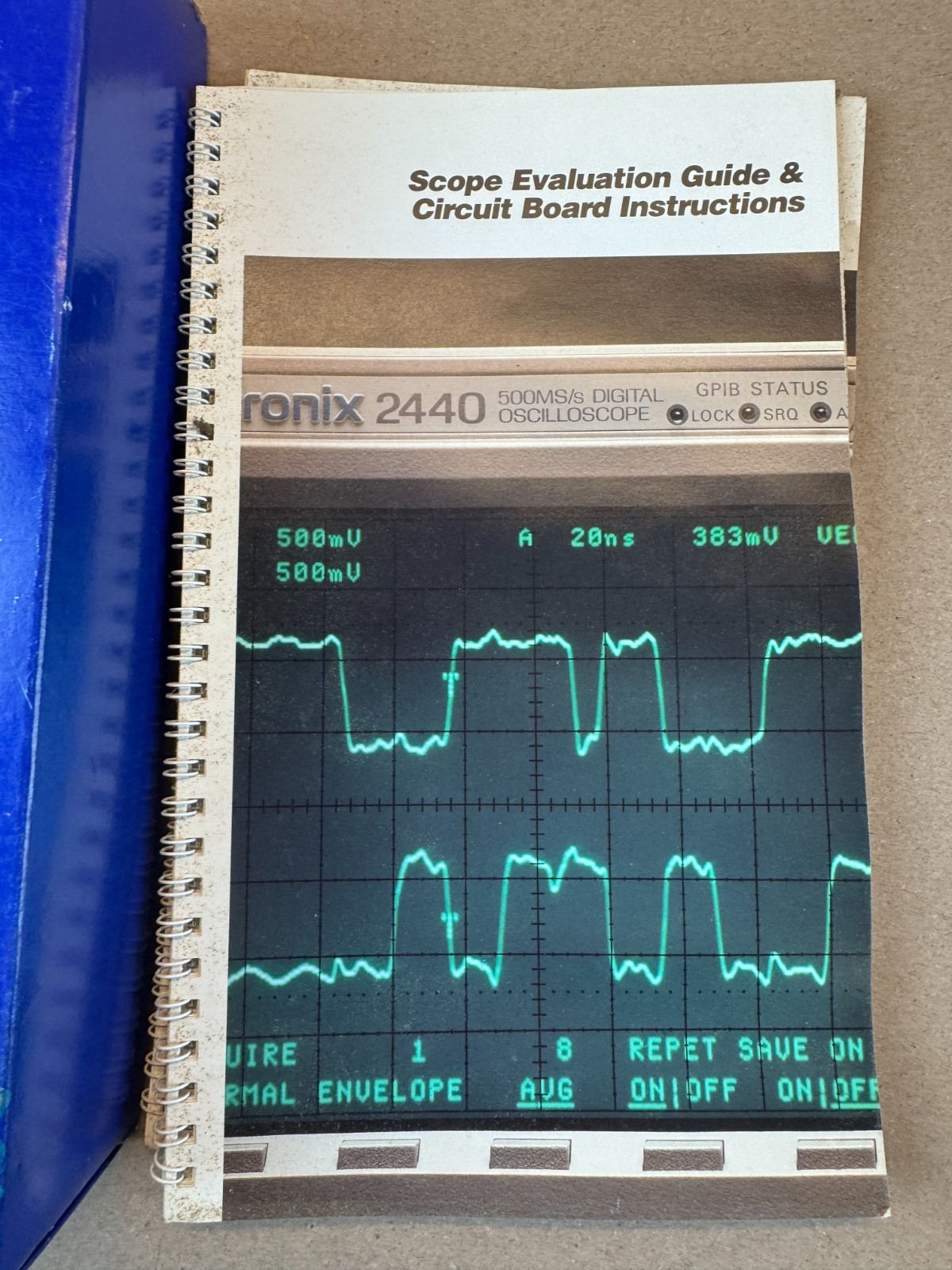 Tektronix Scope Evaluation Kit w/ Circuit Board & paperwork
