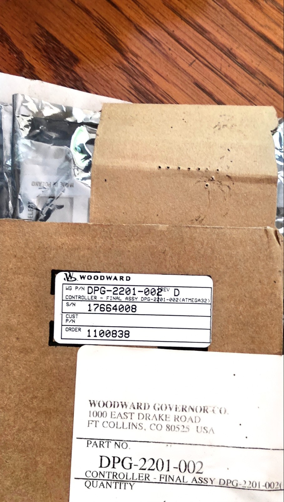 WOODWARD DPG-2201-002 Controller Brand New In Packaging
