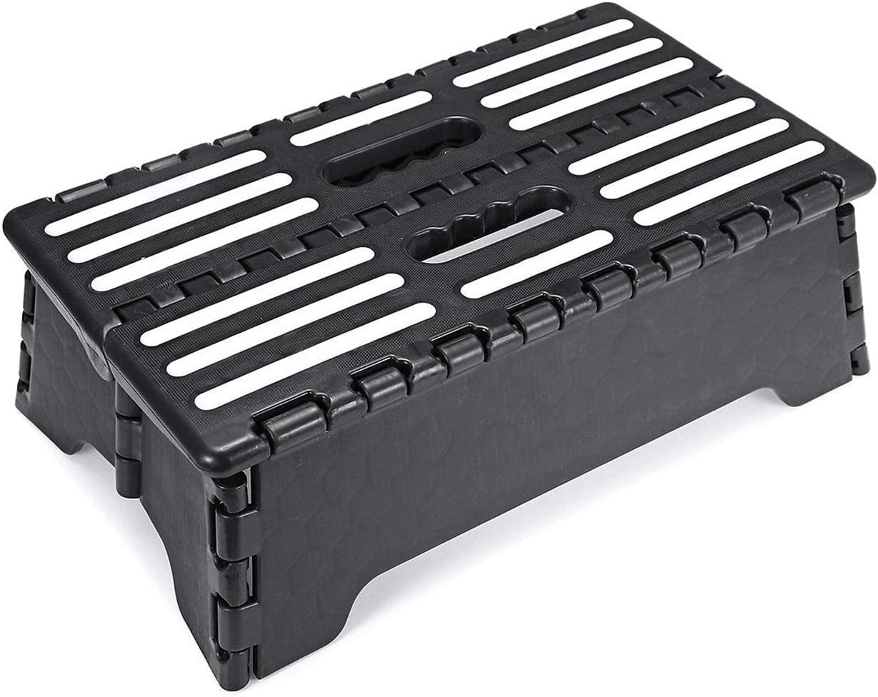 5 Inch Folding Step Stool with Non-Slip Mat. Made of Incombustible Plastic, Can