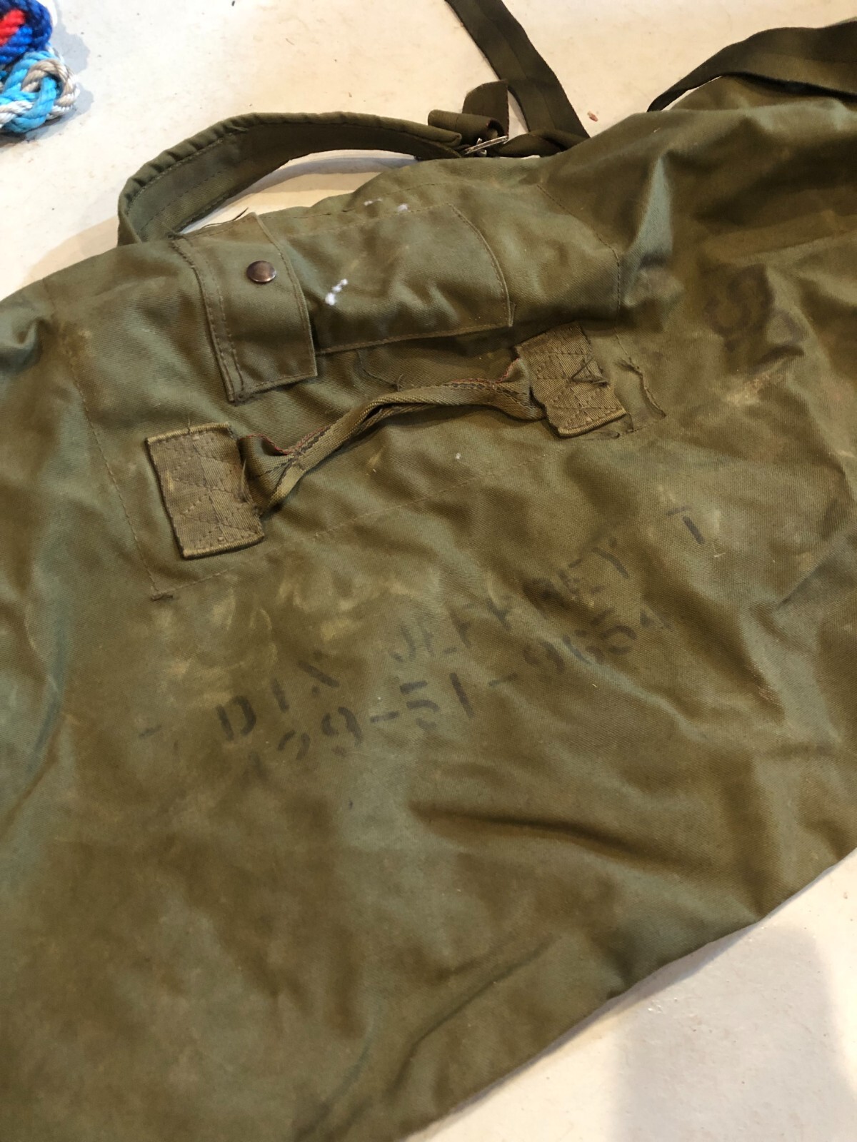 LARGE Green Military Duffle Bag - Approx 36" #PH1