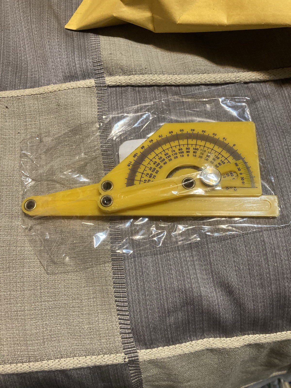Goniometer 180 Degree Protractor Angle Finder Miter Gauge Arm Measuring Ruler