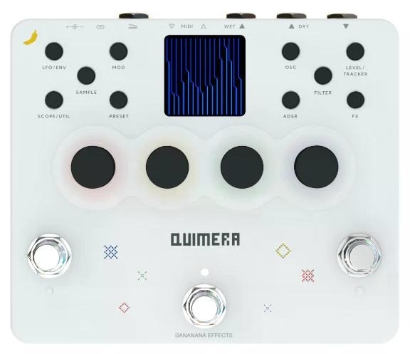 Bananana Effects QUIMERA Guitar Synthesizer Pedal MIDI Synth Pitch Tracking