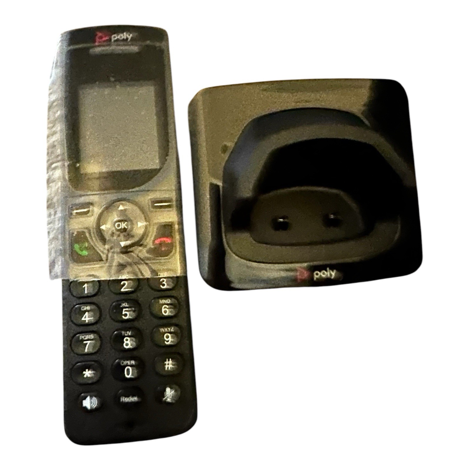 Poly VVX D230 Wireless Handset, Charging Cradle & PSU - Brand New Open Box