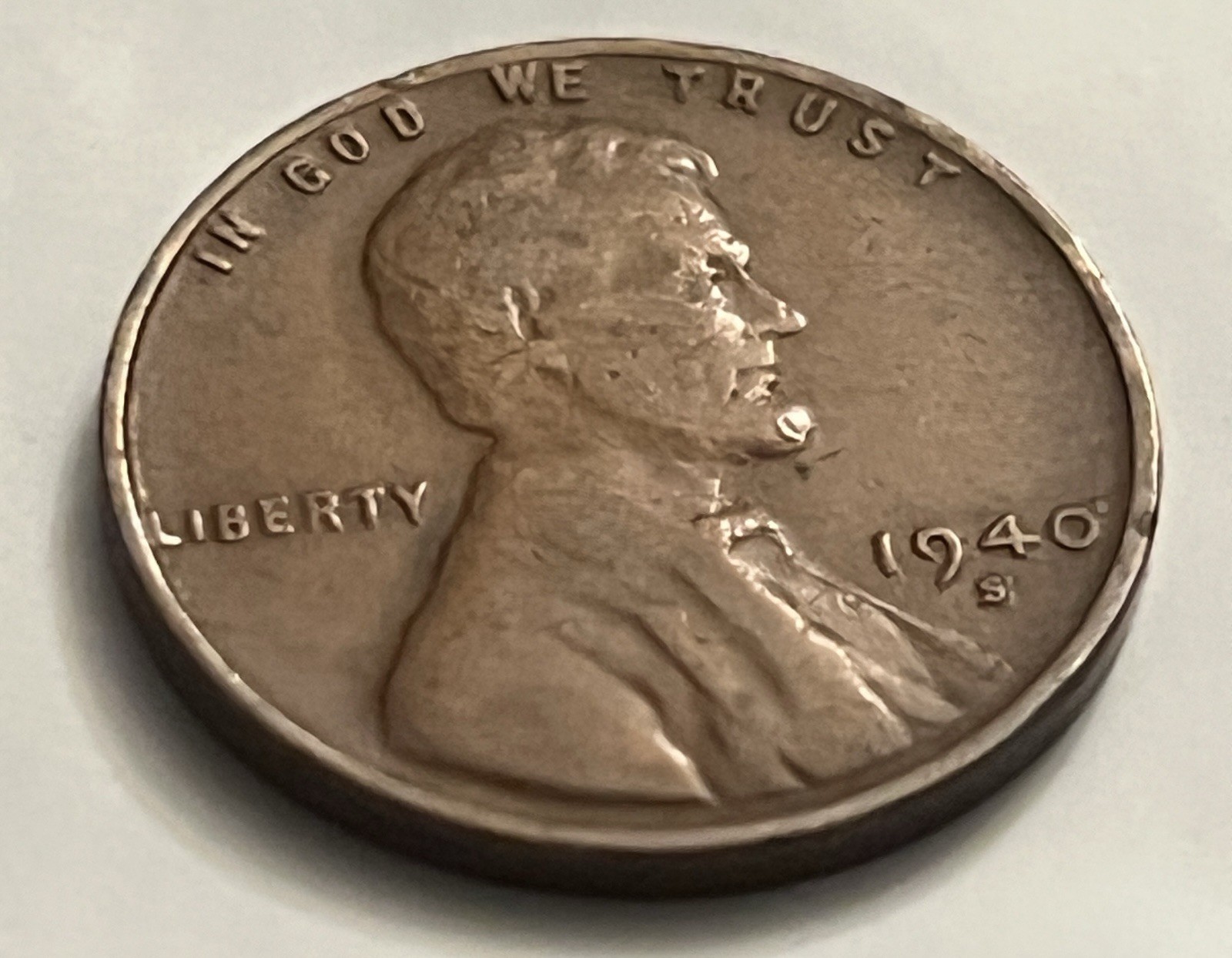 1940-S Lincoln Wheat Cent — BN574
