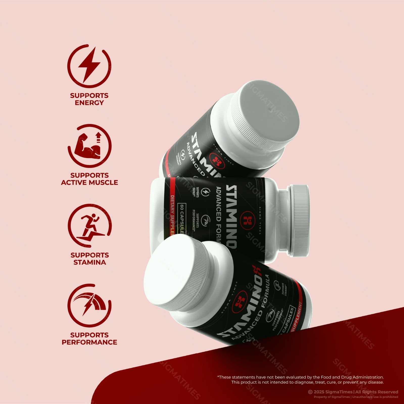 Staminox for Men, Stamino X Supplement to Boost Performance & Stamina - 3 Pack