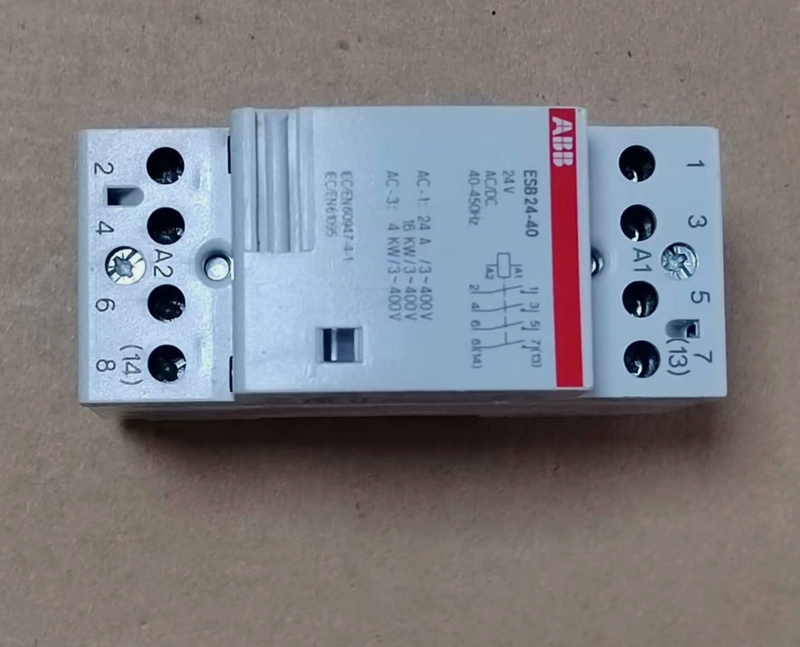 USED FOR ABB ESB24-40 GHE3291102R0001 24VAC/DC Contactor 4NO Brand @yay.y
