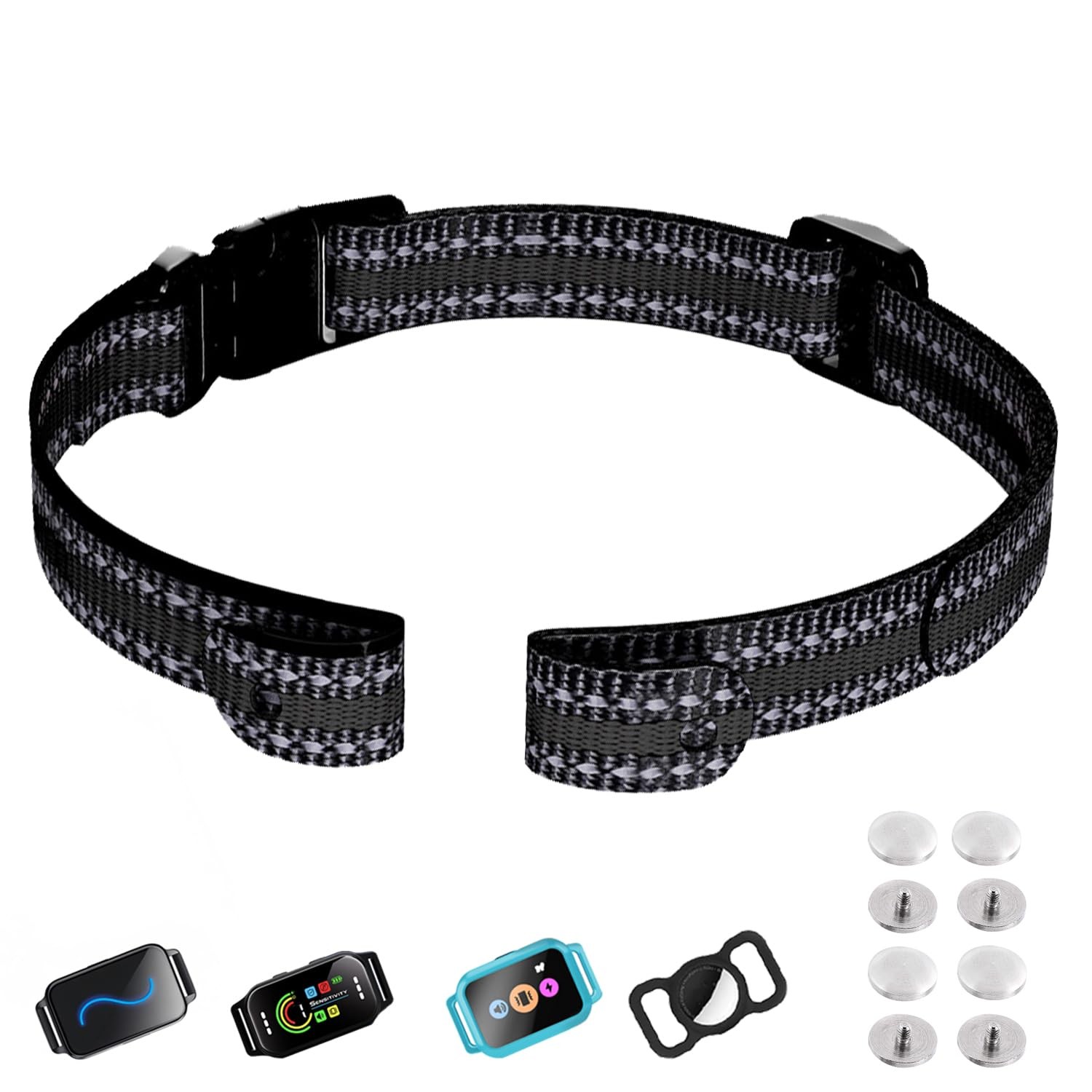 Collar Replacement Strap for Dogs, Durable Reflective Nylon Replace Belt for ...