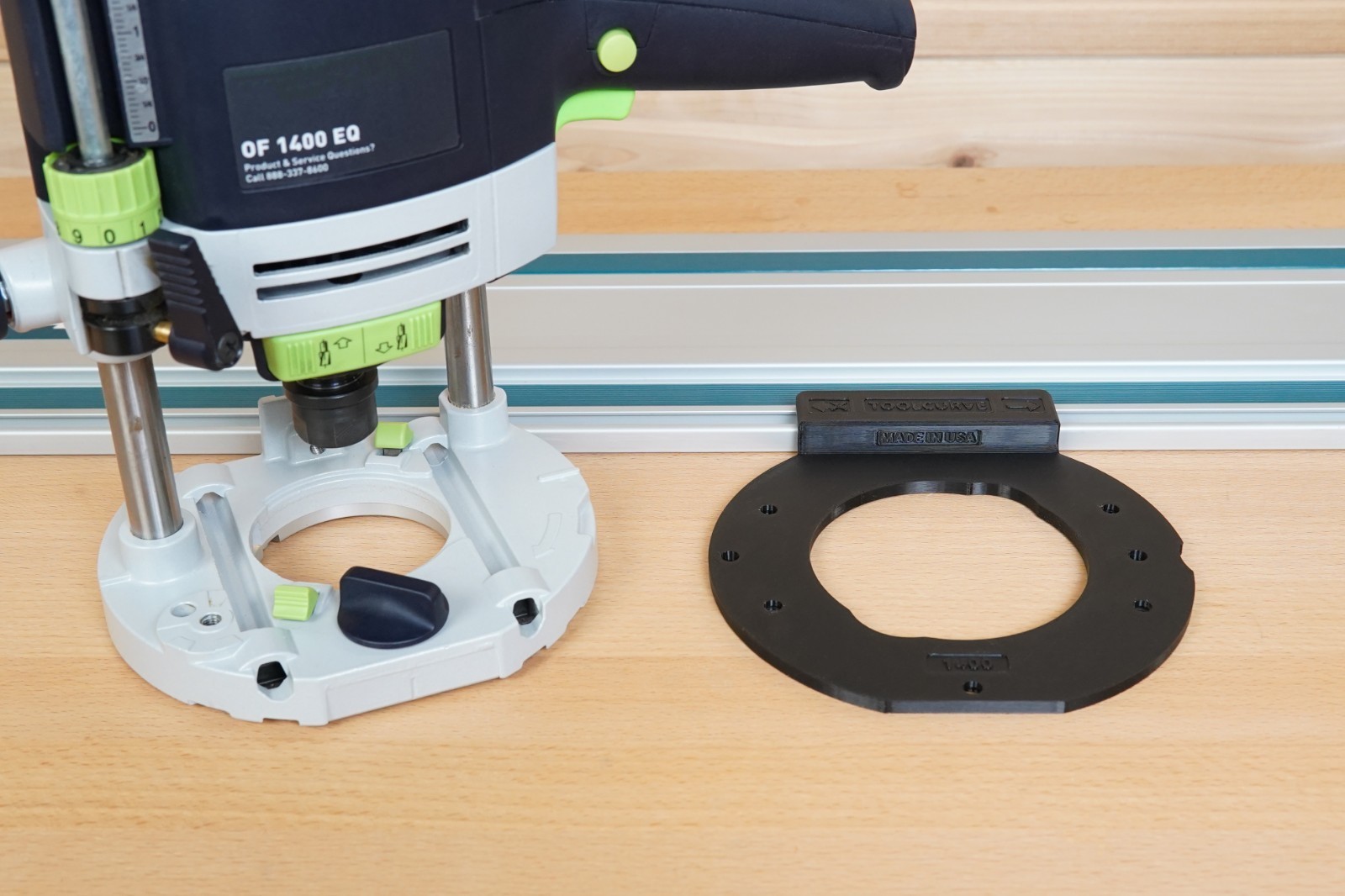 ToolCurve Router Adapter Compatible with Festool 1400 Router