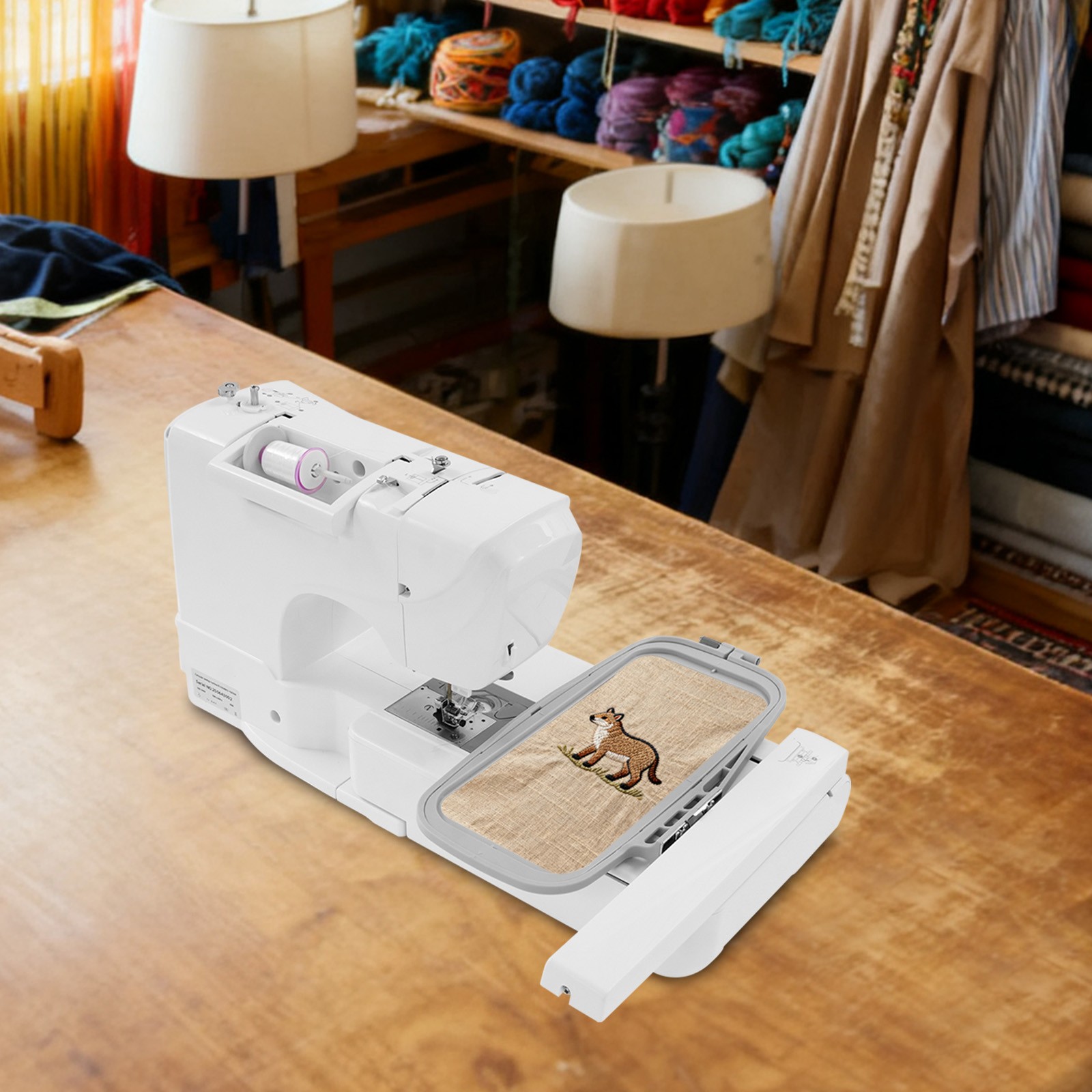 7" Screen Computerized Embroidery&Sewing Machine Automatic Embroidery Machine US