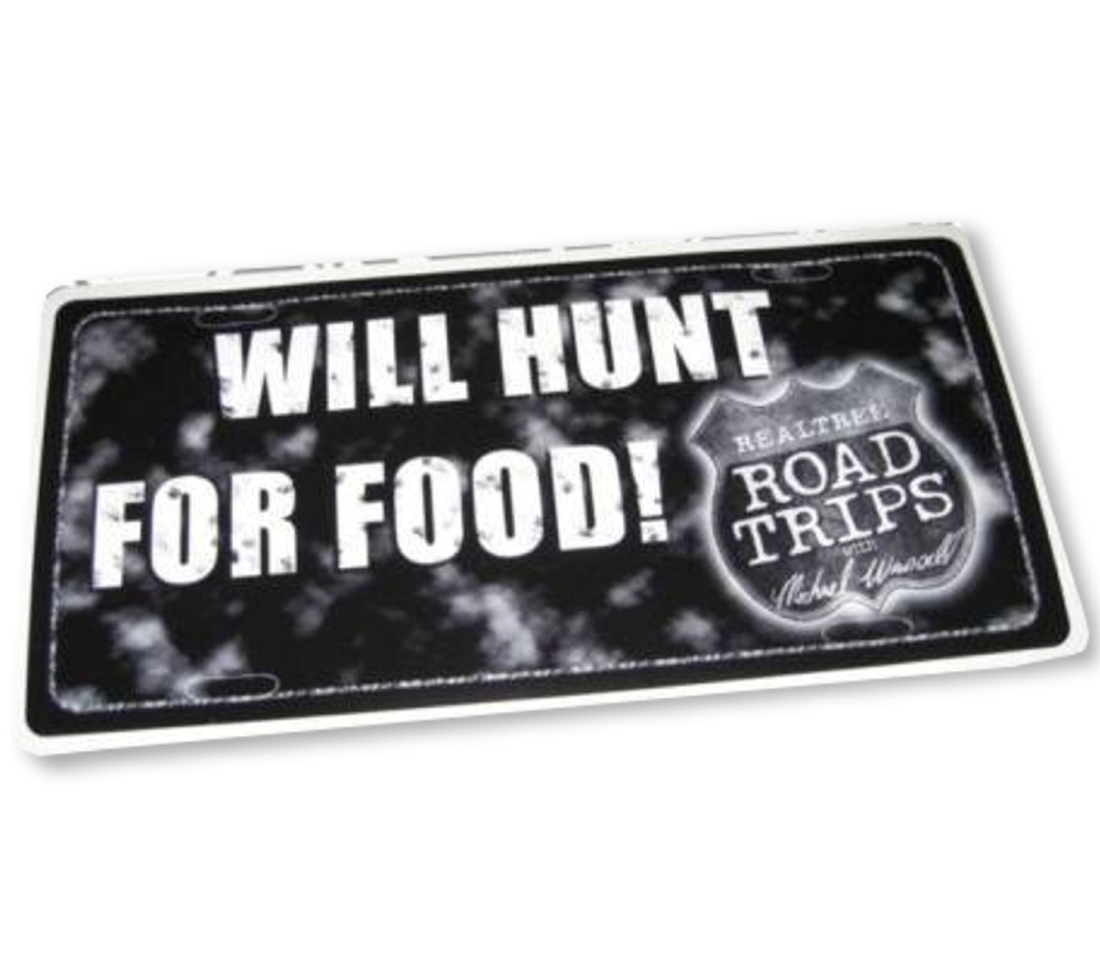 Will Hunt for Food Truck Tag - Realtree License Plate #WHFF-Truck_Tag