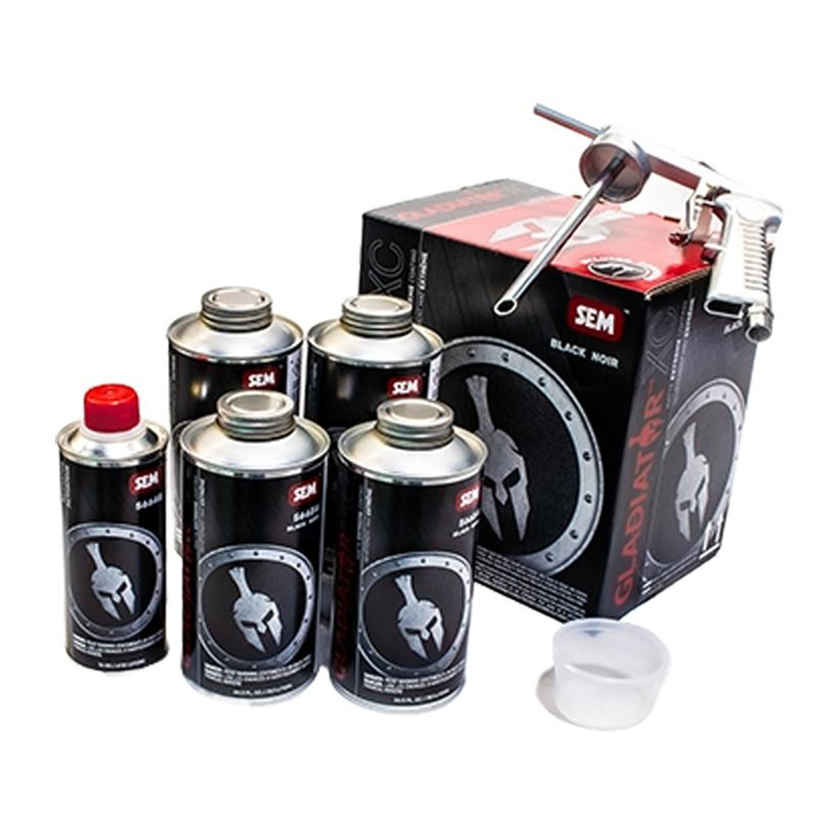 SEM Products GLADIATOR XC BLACK BED LINER KIT W/GUN