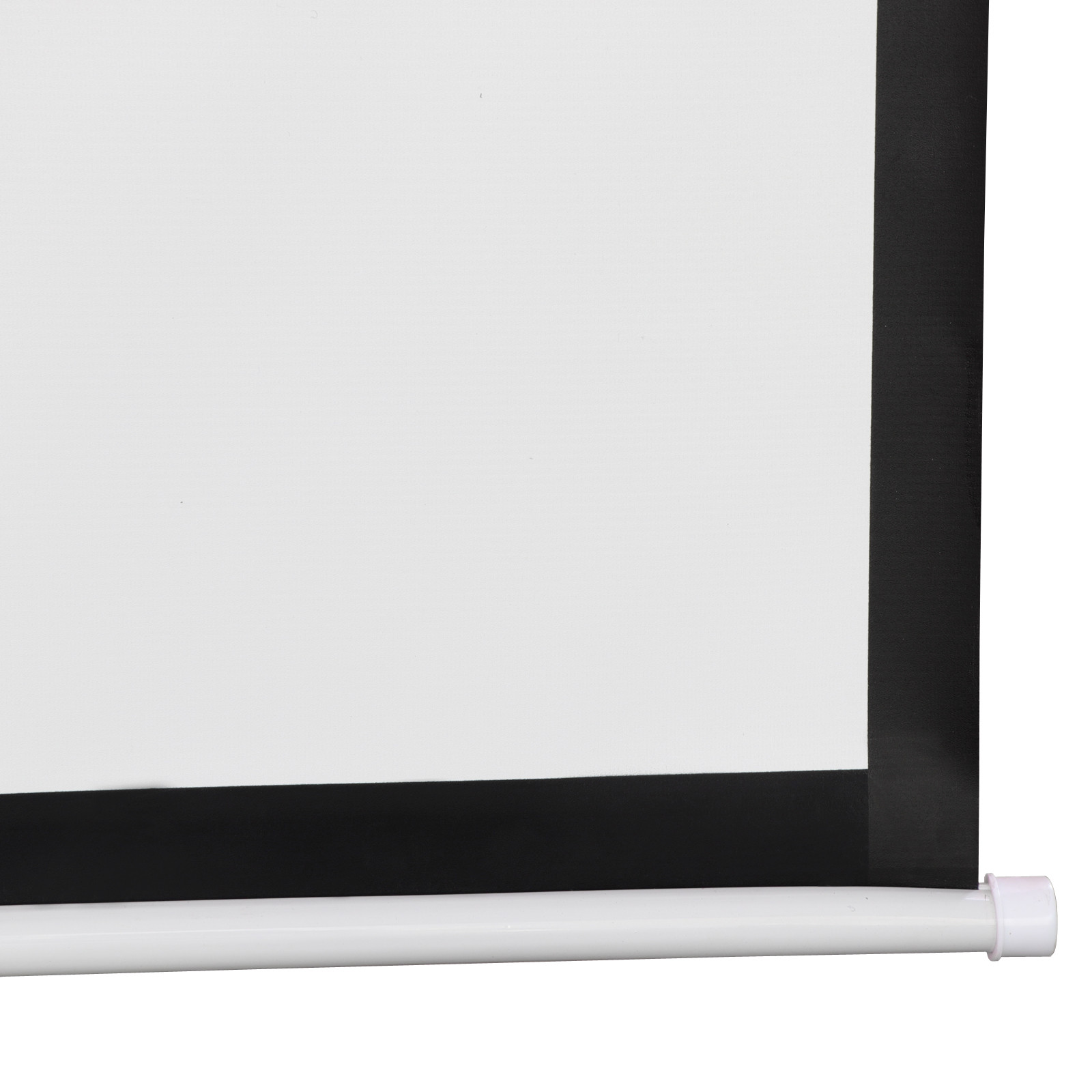 Manual Pull Down Projector Screen 84" X 84" 1:1 Format HD Home Theater