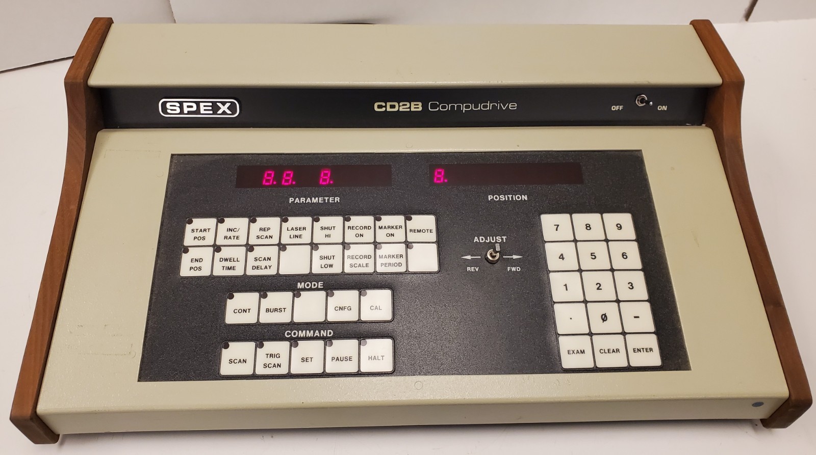 Spex 500M Spectrometer w CD2 & CD2B Compudrive drive units, OP manual