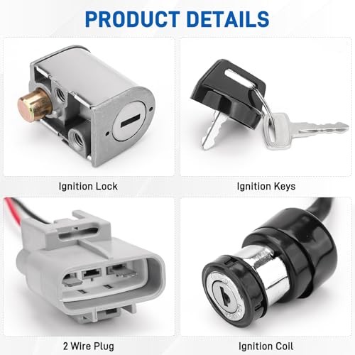 Ignition Switch with Key Fit for CFMOTO CFORCE 400 CFORCE 500, ATV Ignition