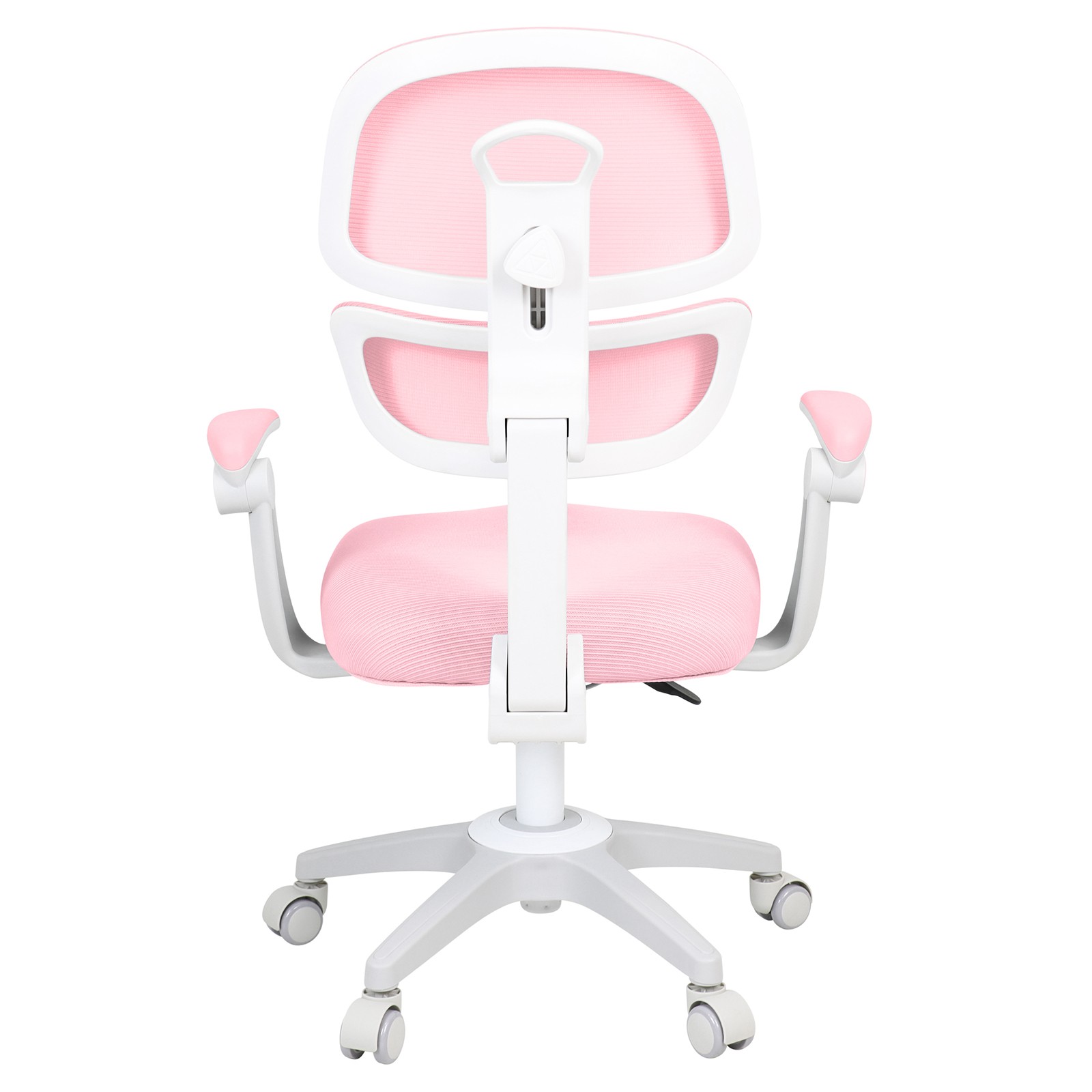 Pink/Gray Kids Study Computer Chairs Back-Following, Sit-Locking, 360° Casters