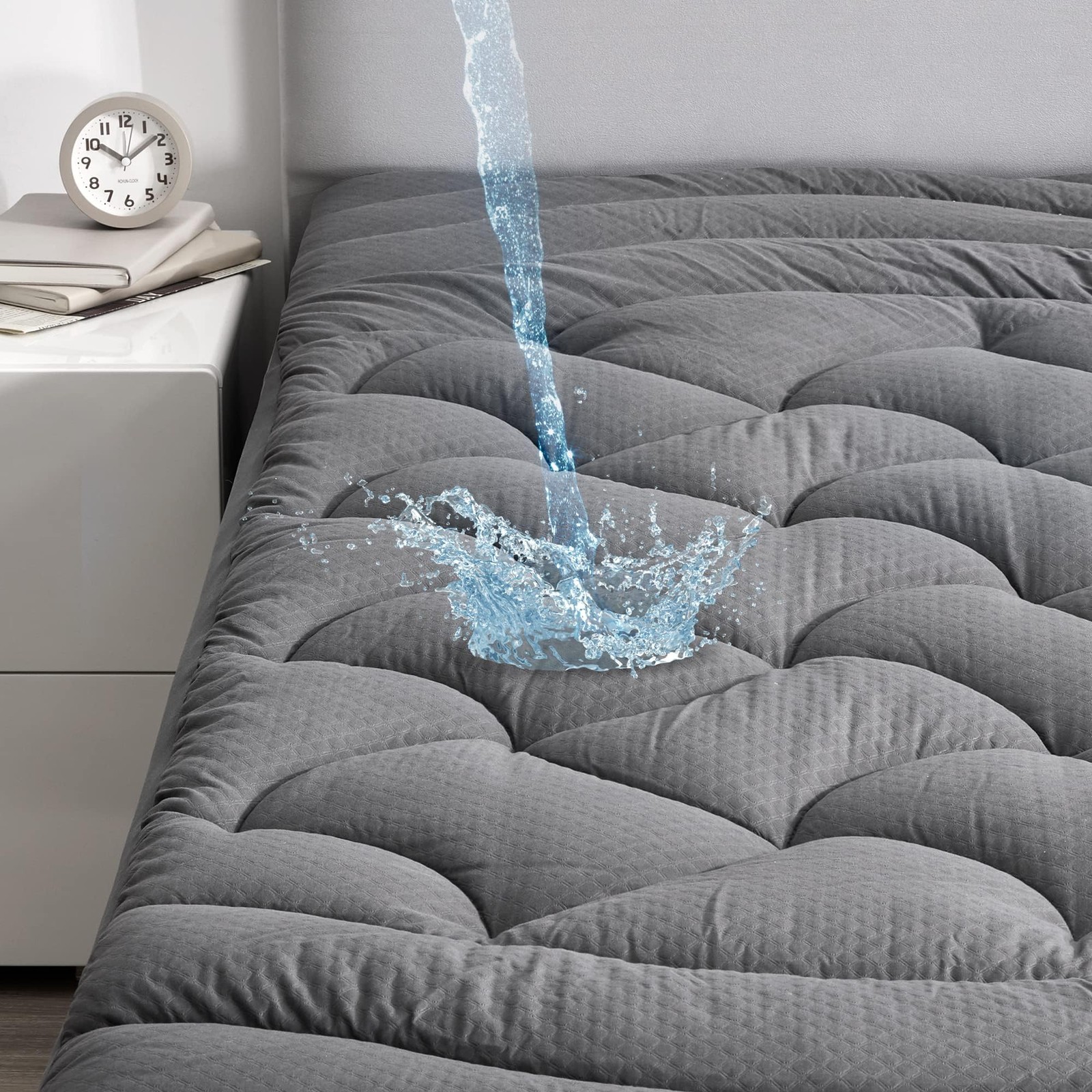 SLEEP ZONE Waterproof Twin XL Mattress Pad, XL, Pad