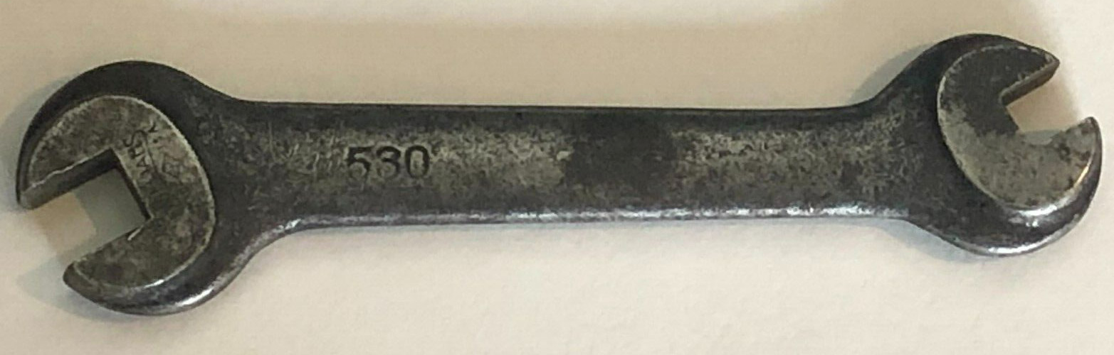 Williams Open Ended Wrench T 530 Vintage 1/2 & 3/4 Tool Made In USA