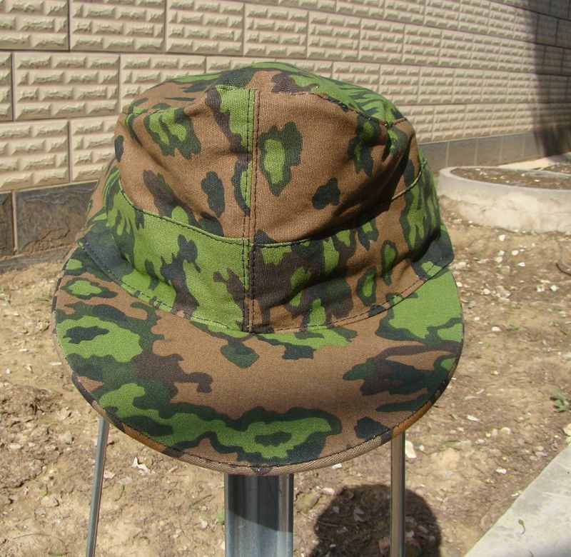 WWII WW2 German Elite Spring Oak Leaf Camo Fall Cap Hat Size XL 60-61 CM-GM071