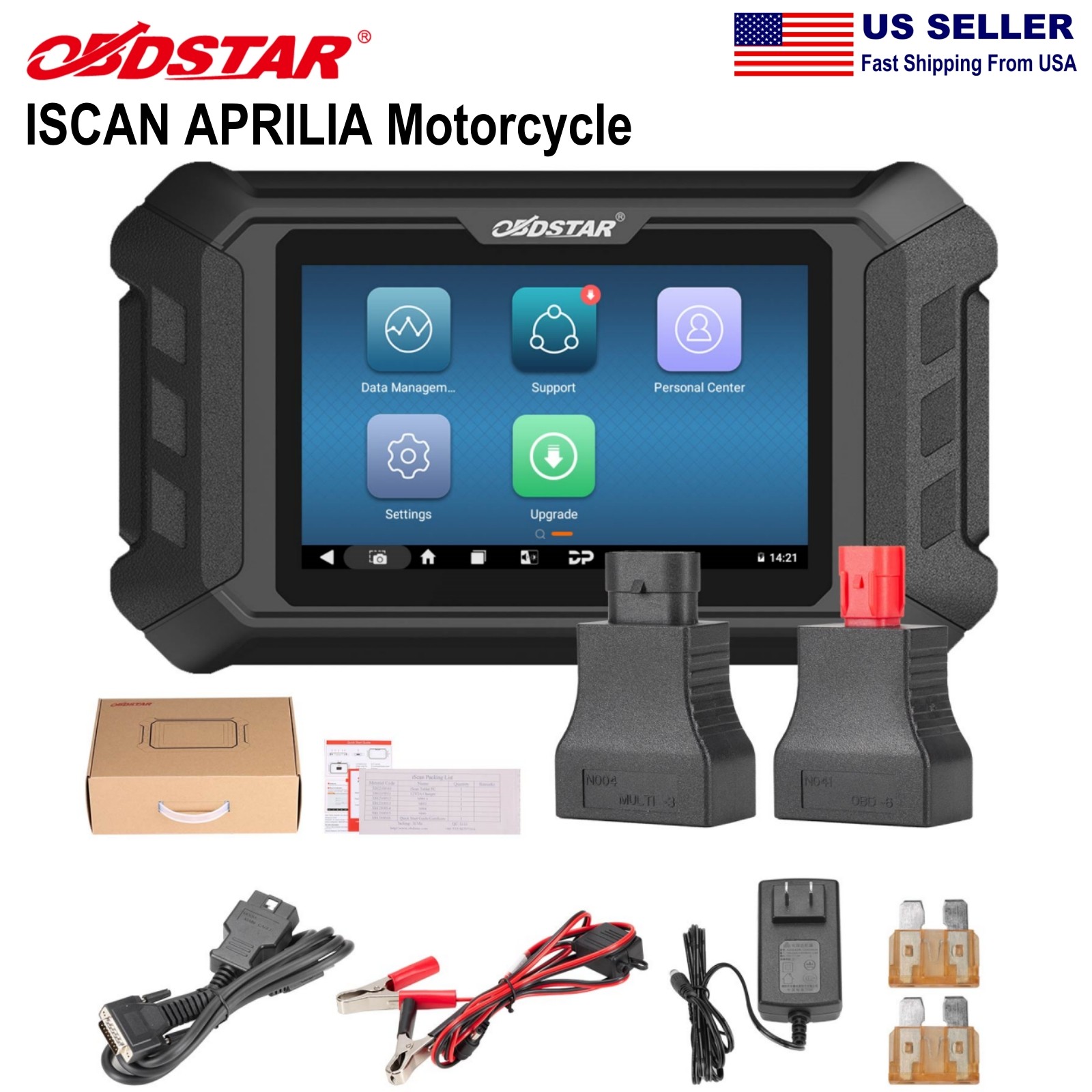 OBDSTAR ISCAN for APRILIA Motorcycle Diagnosis Tool Code Reader IMMO Programmer