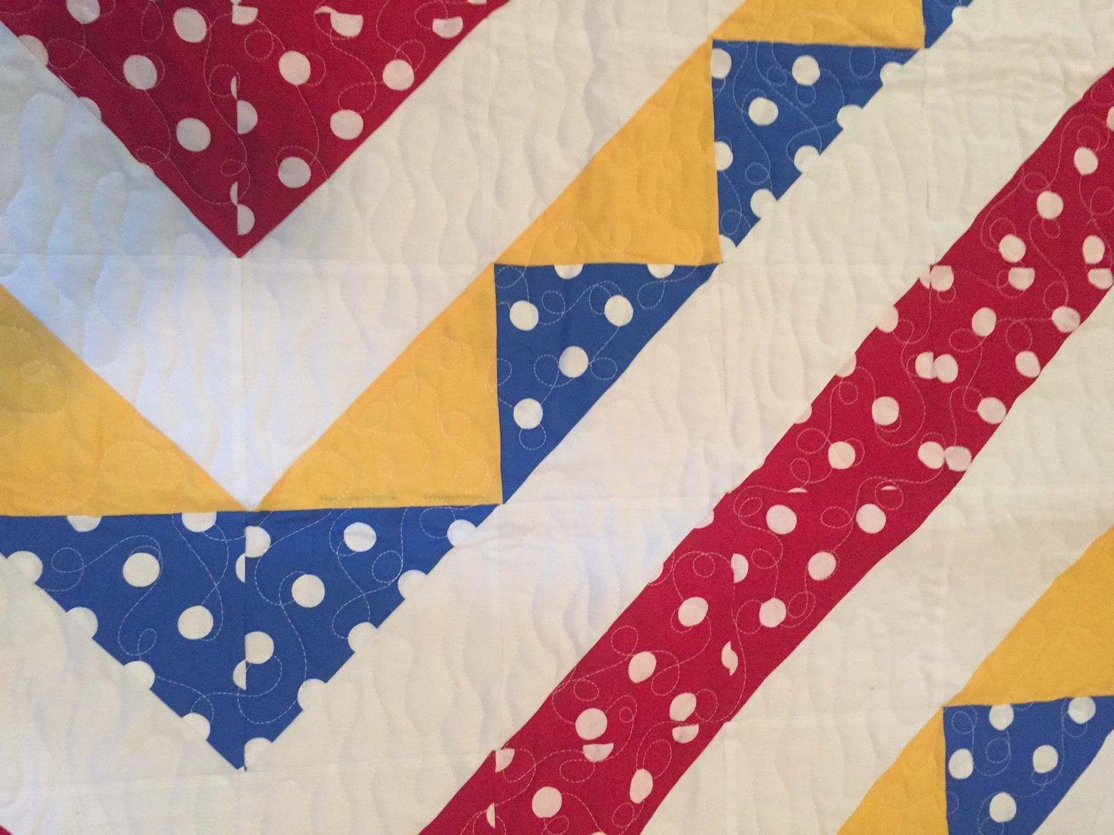 Long arm quilting service - Full size bed quilt