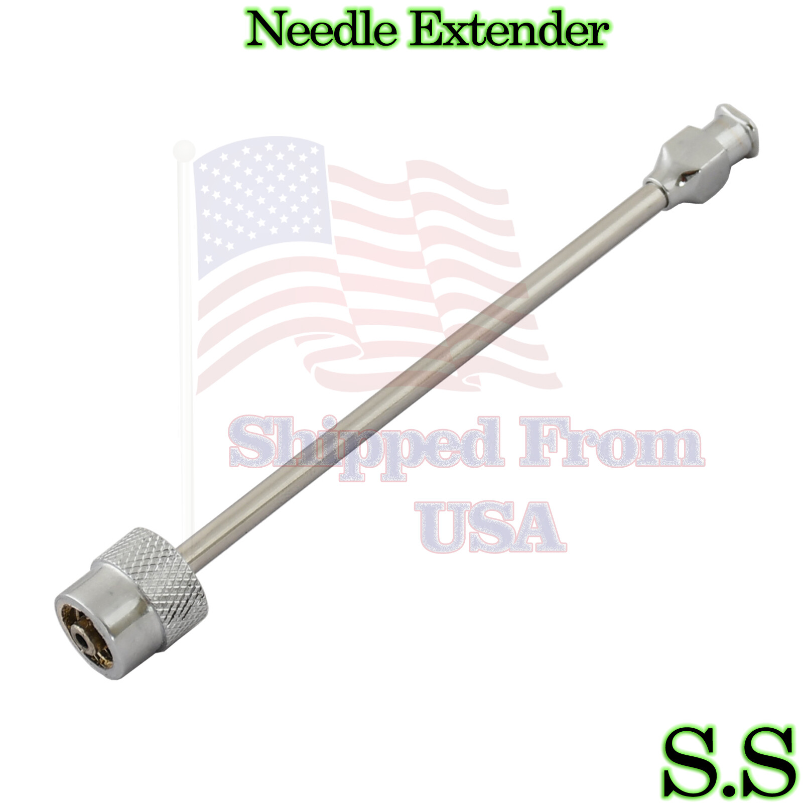 Surgical Needle Extender 4" Stainless Steel Cervical Block Instrume DS-1349-215