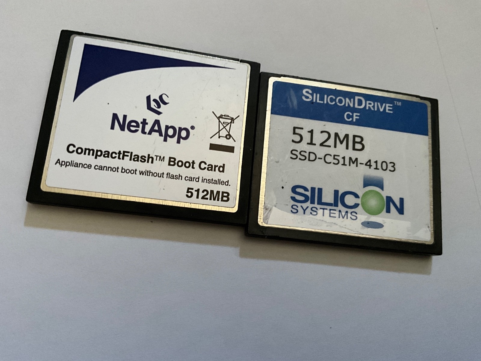 2pcs  512mb NETAPP,SILICONE DRIVE compactflash memory card For Nikon canon cam.