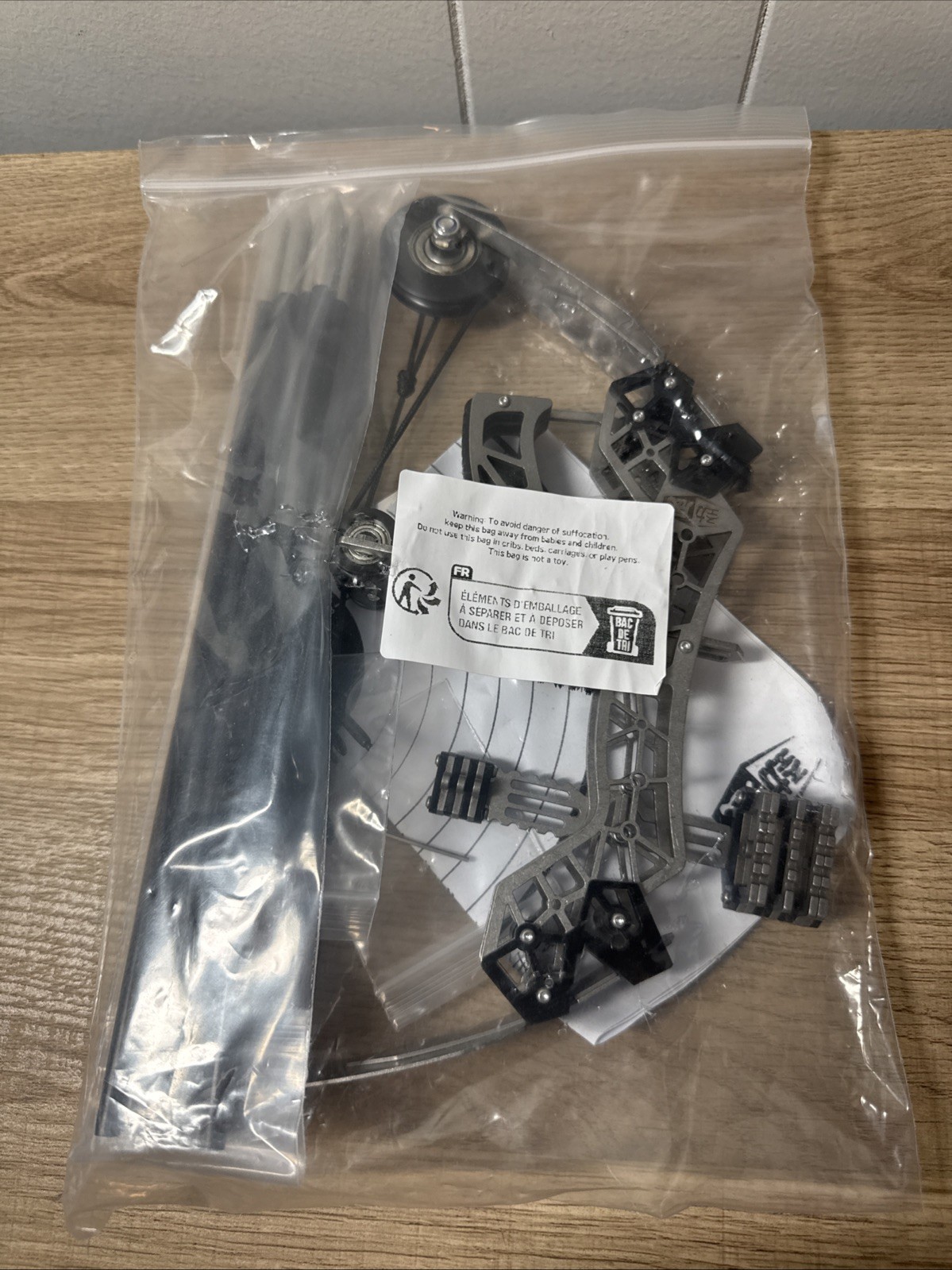 Jinchen Sports Mini Compound Bow & Arrow Set - Silver/Black New S8