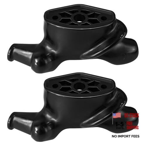 2 Pack Tire Changer Duck Head,Tire Machine Duck Head,Wing Style Black Plastic