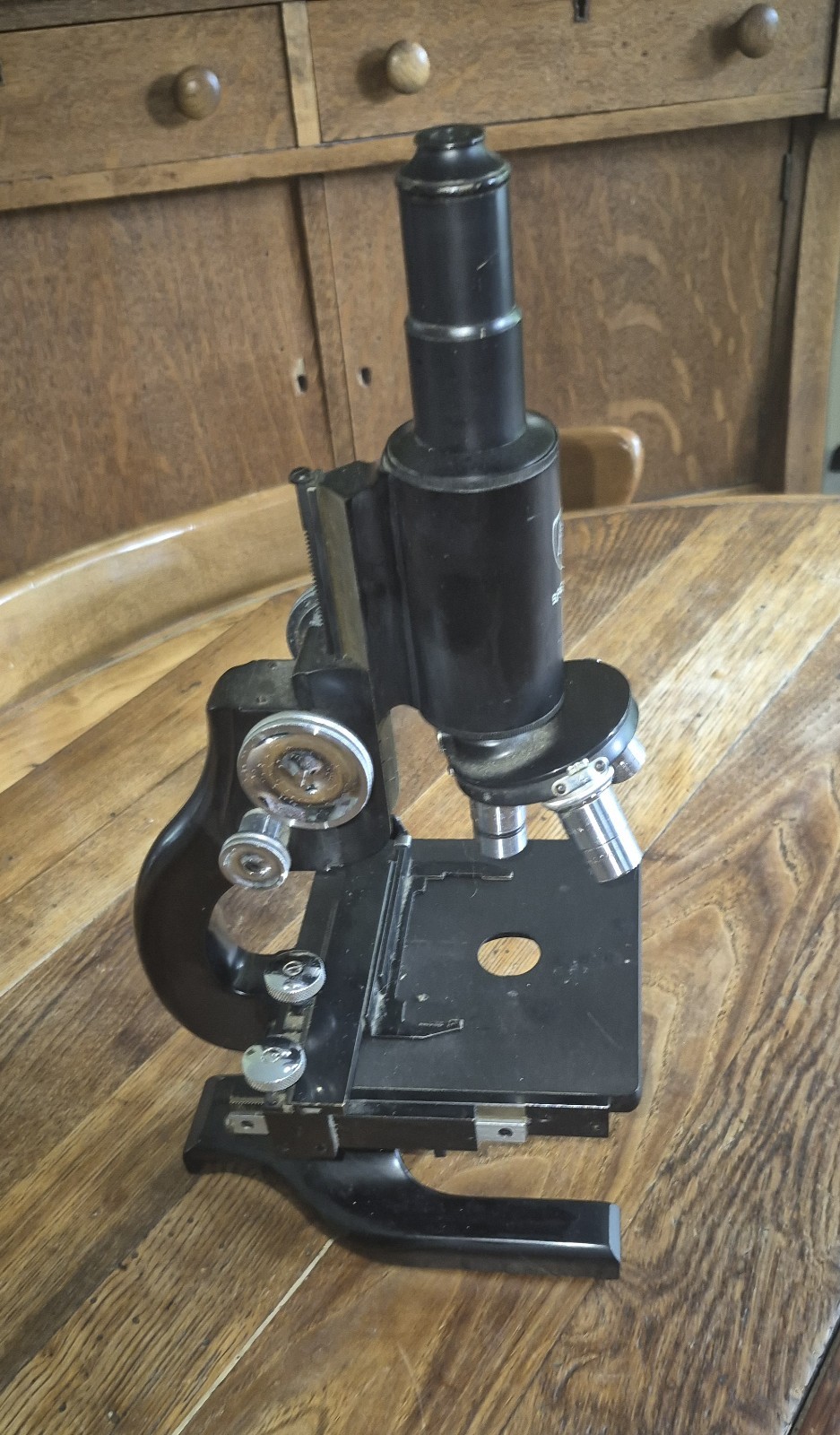 Vintage AO American Optical Spencer Microscope