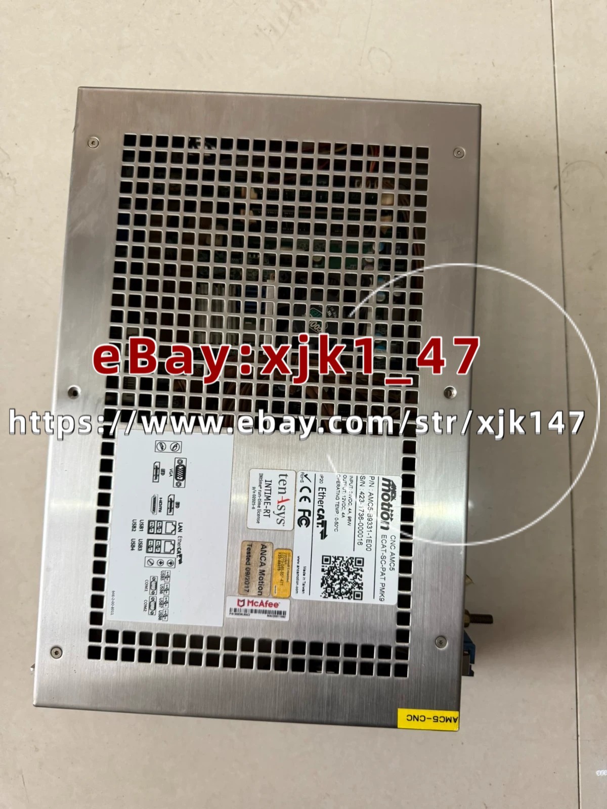 1PCS Used ECAT-SC-PAT PMK9 AMC5-B9331-1E00 by Fedex or DHL