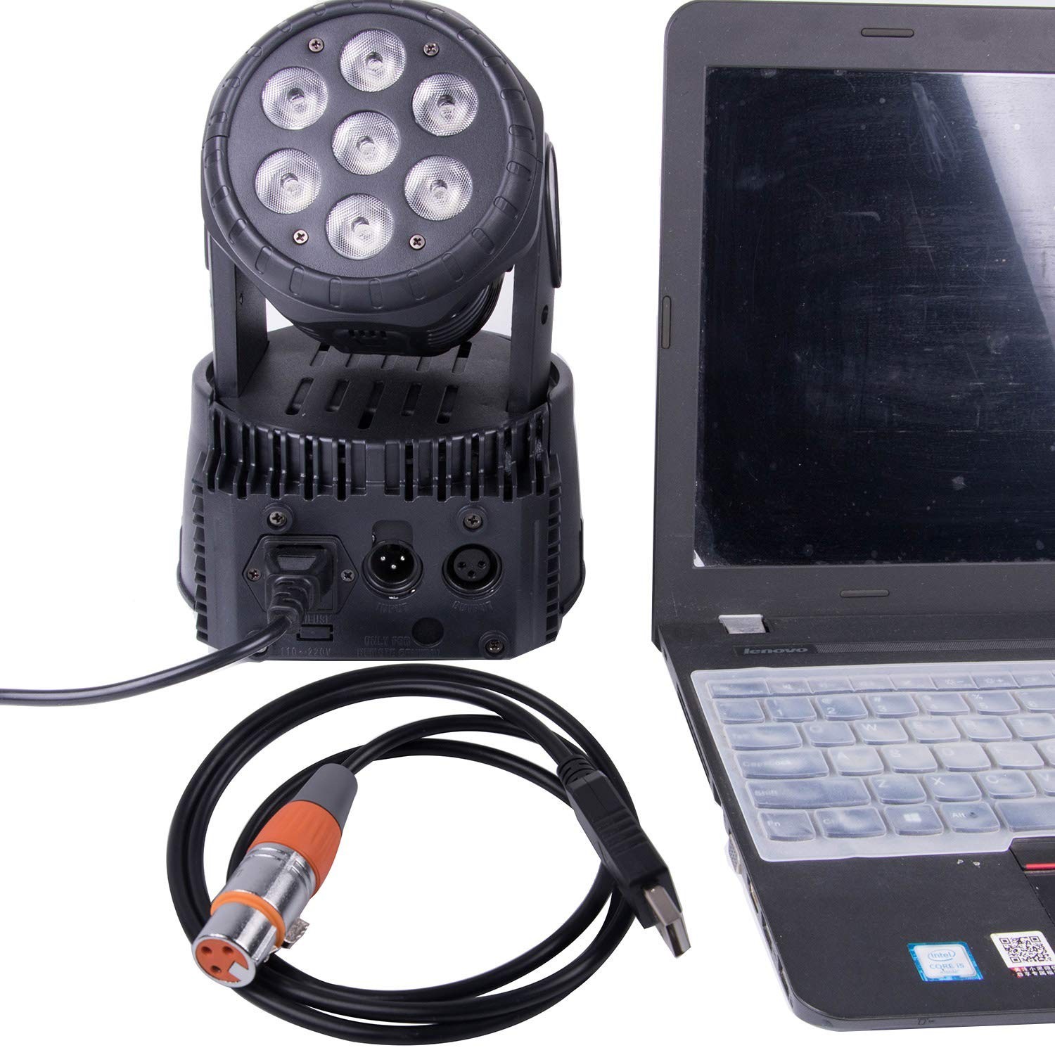High-Speed USB DMX Interface 6ft Cable - Versatile Lighting Control Solution