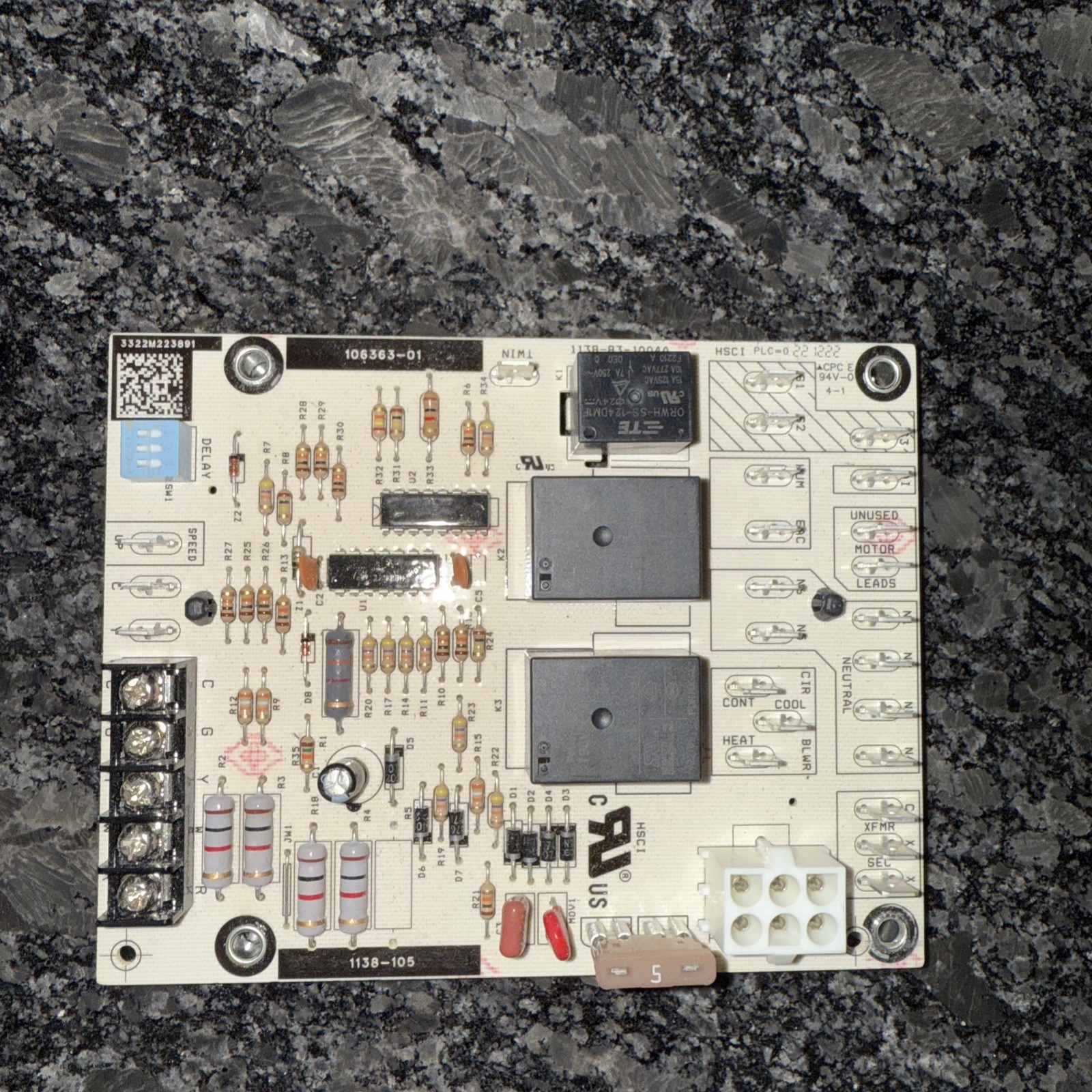Lennox 106363-01 Furnace Control Board 1138-83-1004A 1138-105