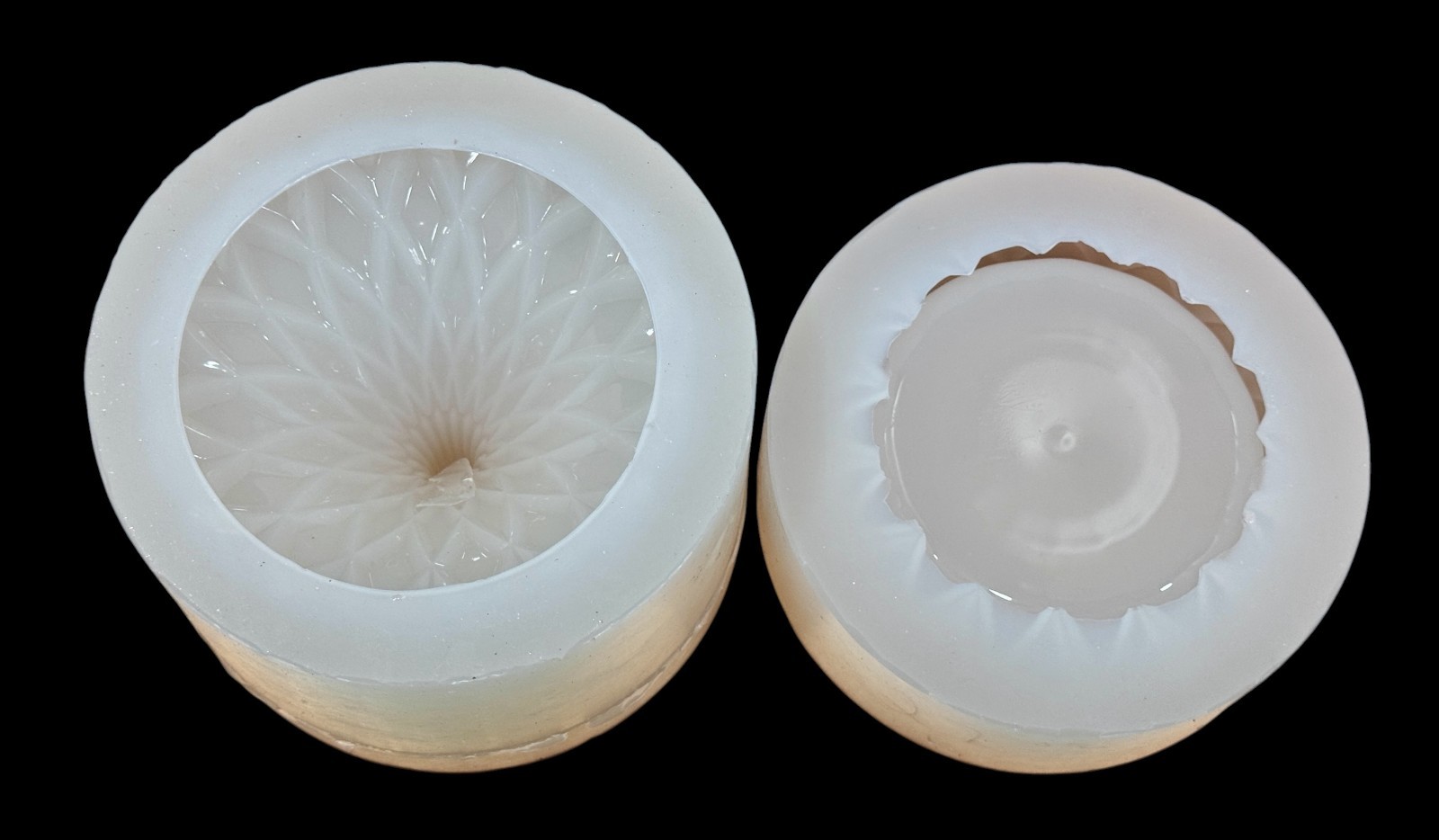 Handmade Silicone Tall Tapered Jar Mold For Resin