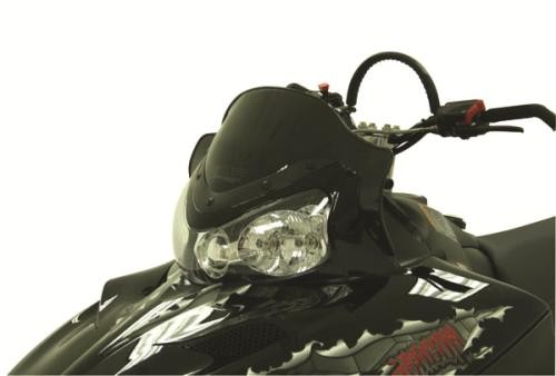 Powermadd Cobra Windshield-20.5in.-Clear with Black Fade for 2012-2014 Polaris