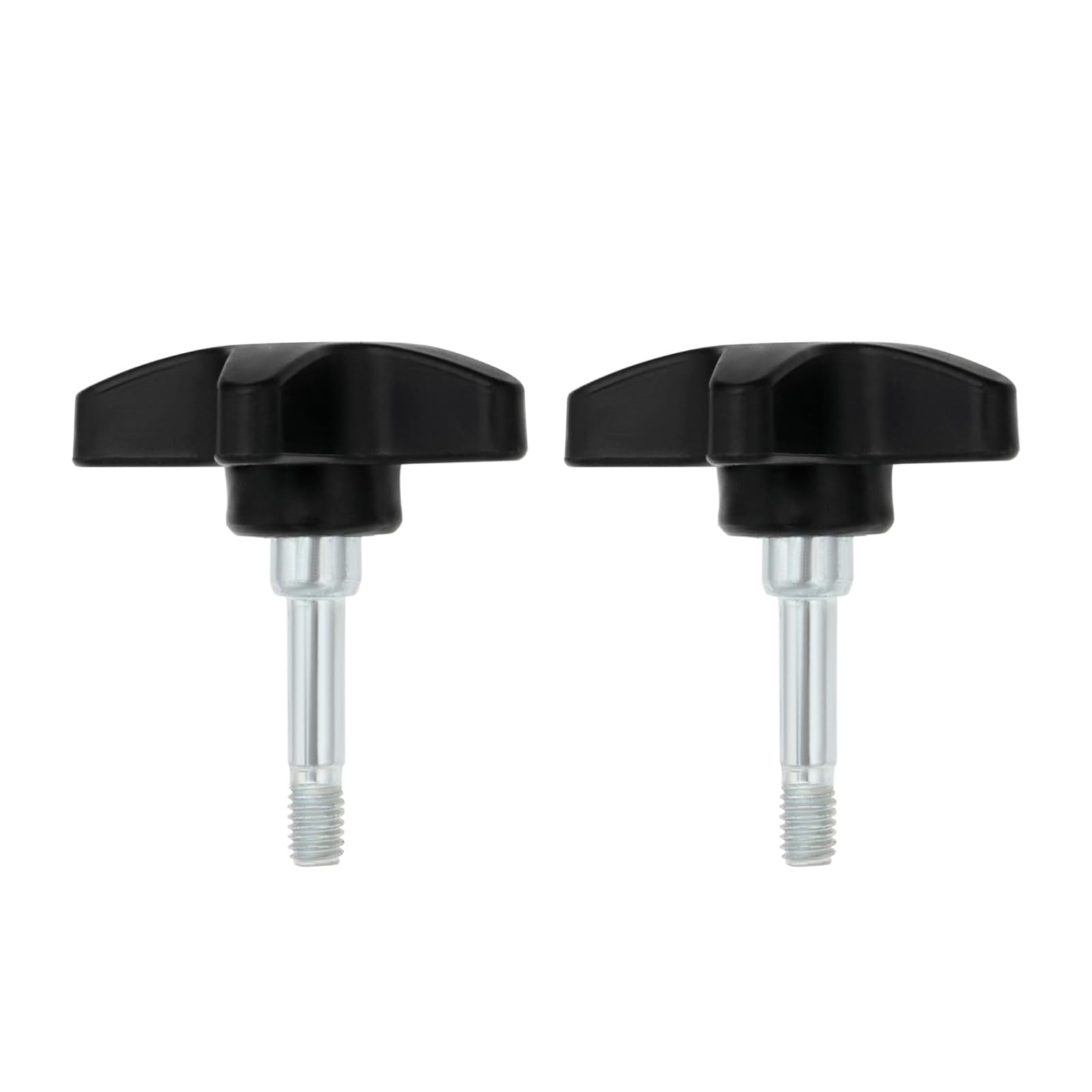 2Pcs Rollator Walker Replacement Knob M6 52mm Black - 34mm Screw Length
