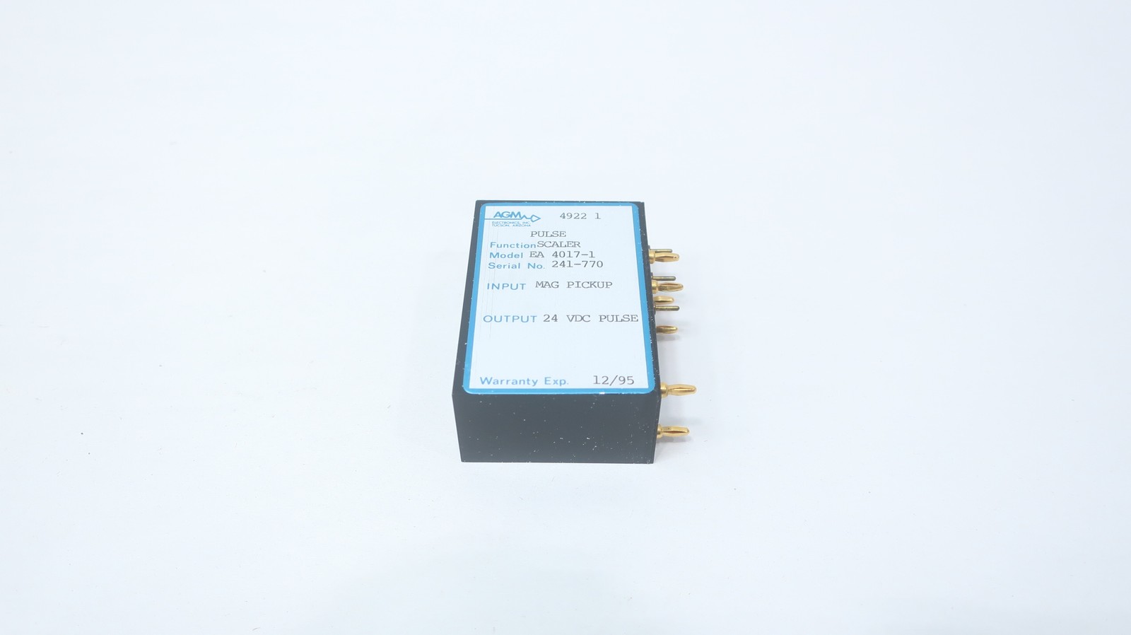 Agm EA 4017-1 Pulse Scaler 24v-dc
