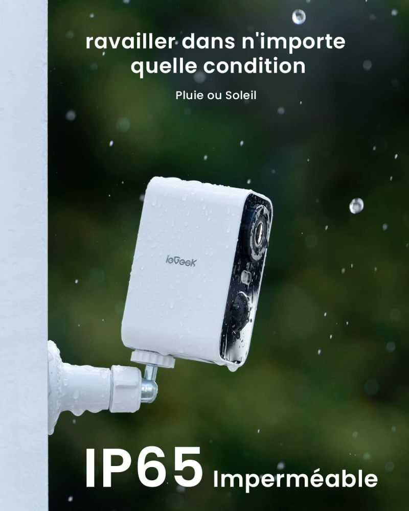ieGeek 2K Outdoor Wireless WiFi Battery Powered Night Vision Security Camera