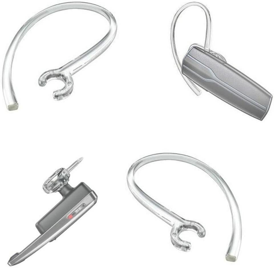 10 PCS Clear Ear hooks for Plantronics Voyager Edge Mobile Bluetooth Small
