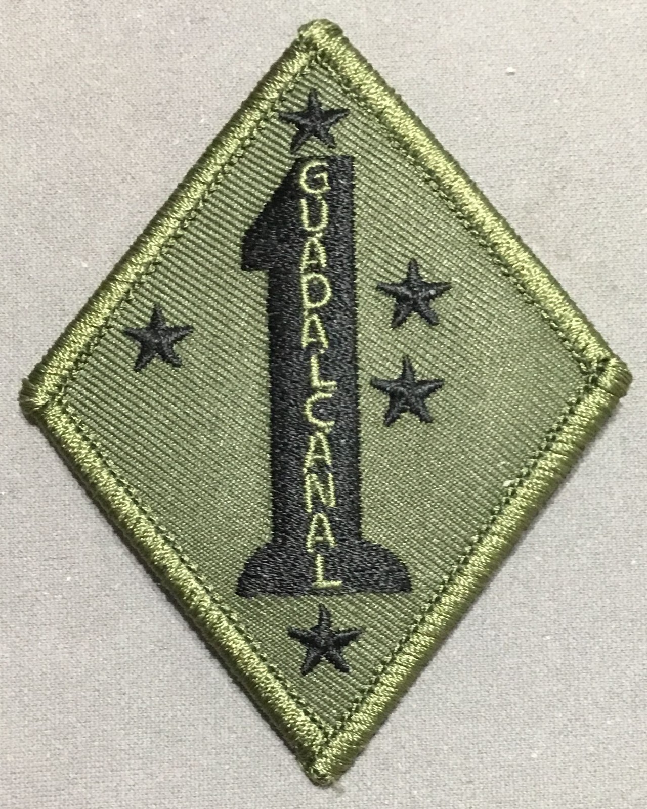 1st Marine Division Guadalcanal subdued patch