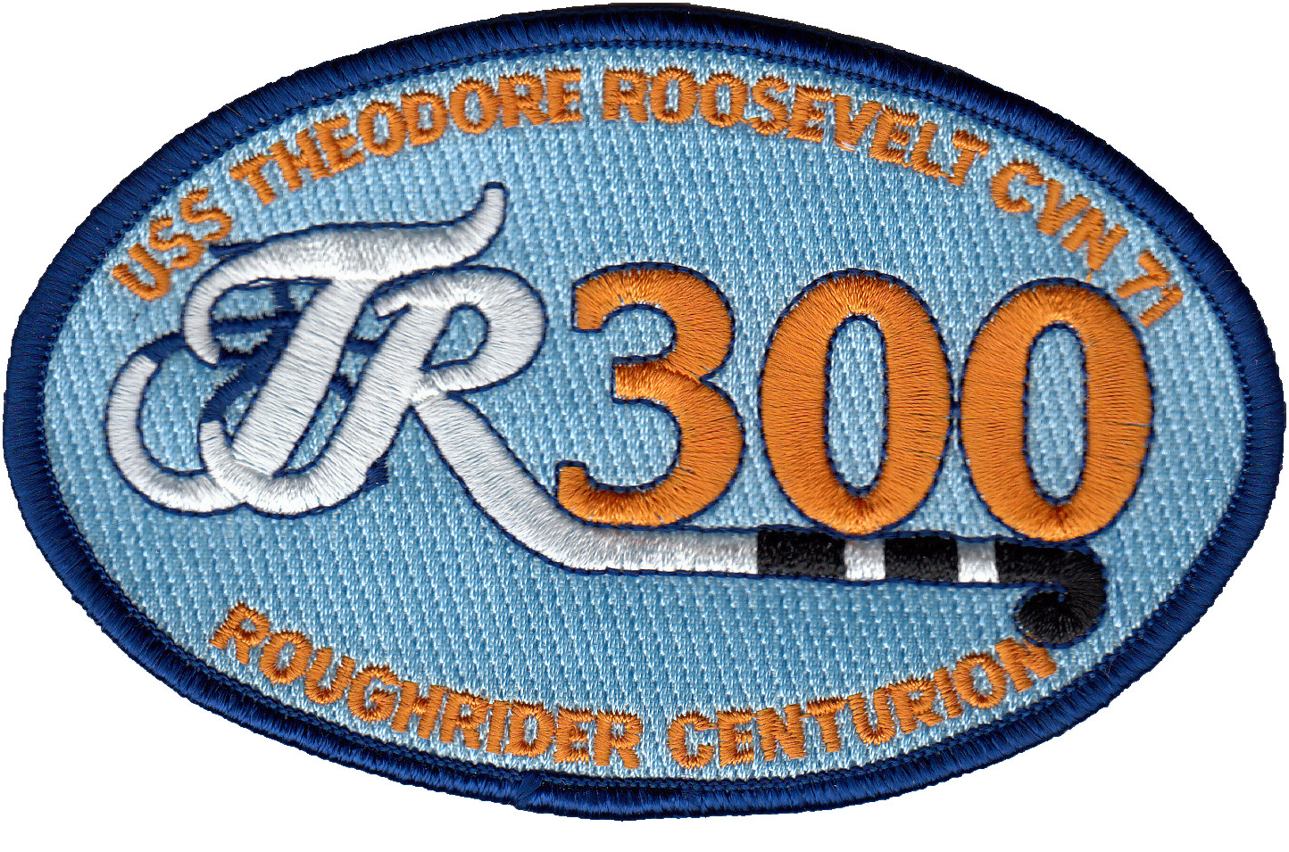USS THEODORE ROOSEVELT 300 ROUGHRIDER CENTURION PATCH