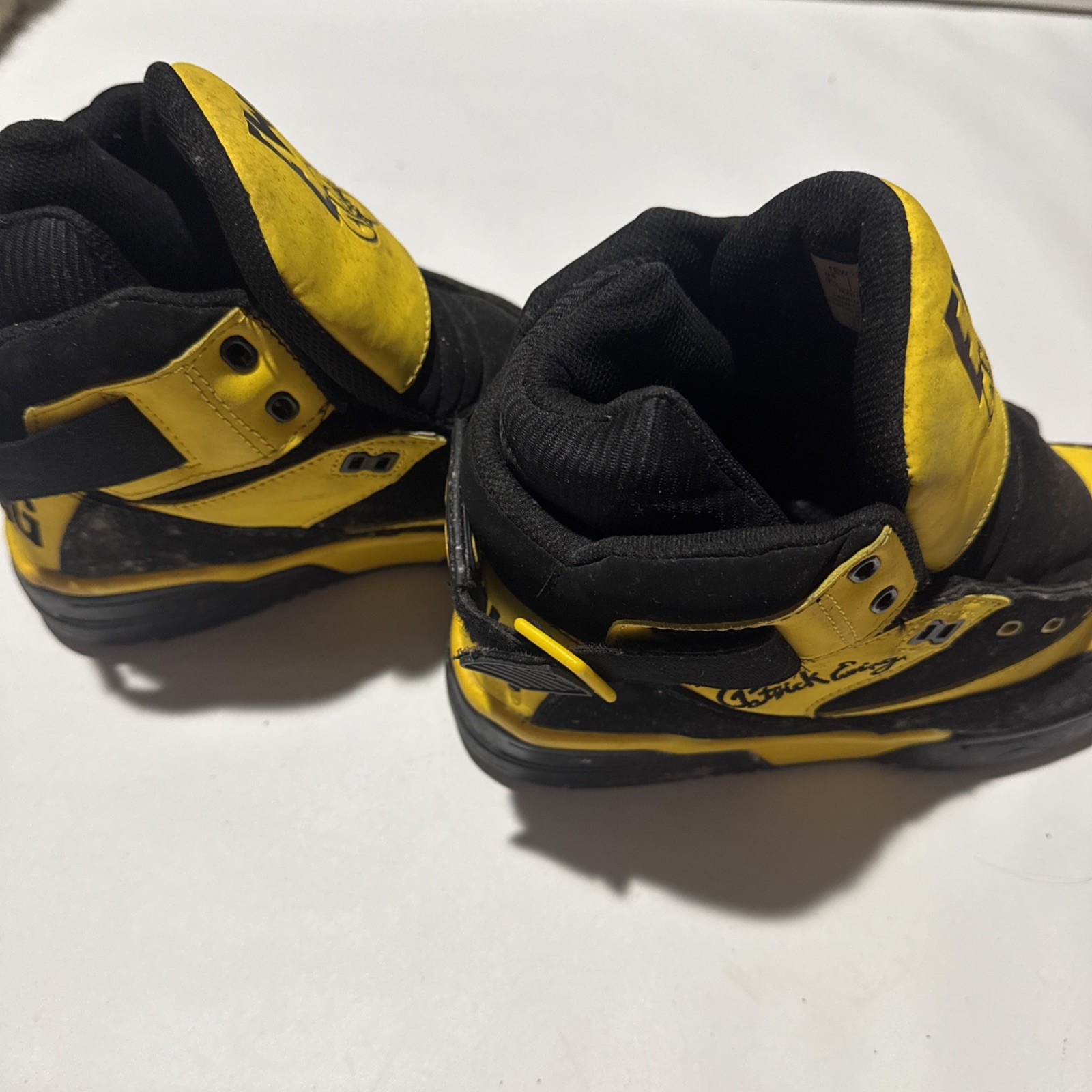 Patrick Ewing Yellow Athletic Sneakers - Size 9.5