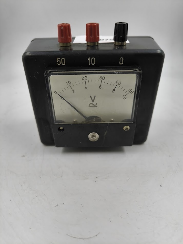 Vintage Analog Voltmeter - Used, Untested, No Cable, Signs of Wear