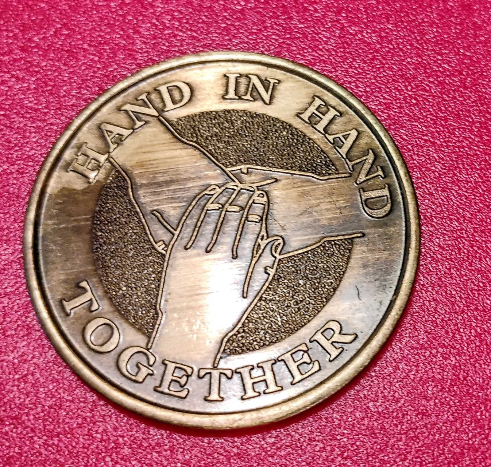 Hand In Hand Support Token.  Unused.