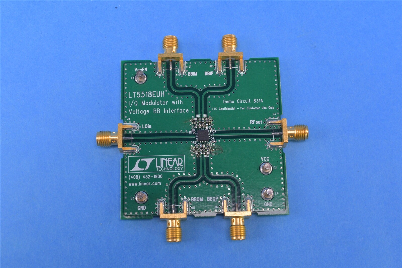 AnalogRF Developing Board LT5518EUH Modulator Voltage BB Interface