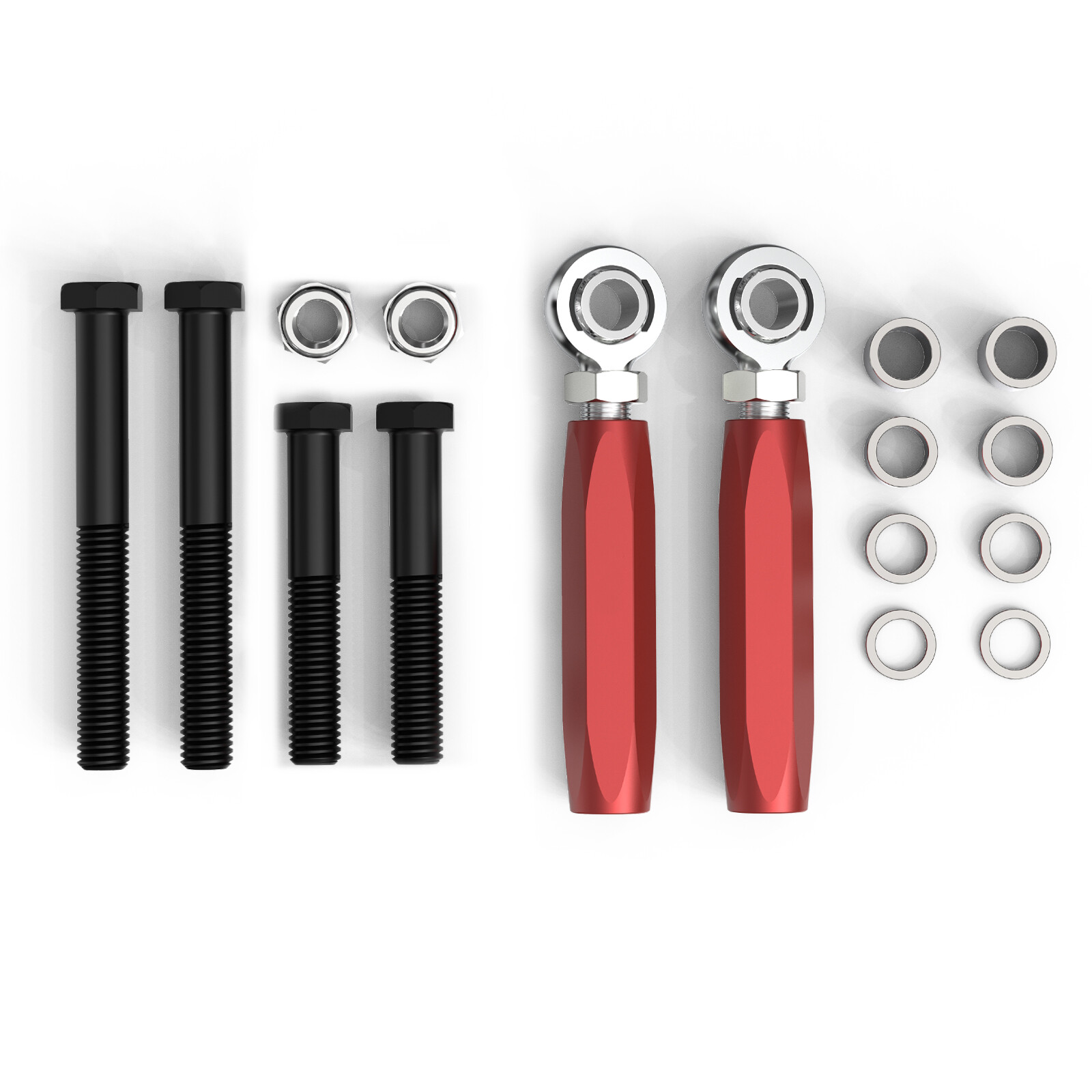 BEVINSEE Adjustable Maximum Bump Steer Kit For Power Rack For Mustang 1979-1993