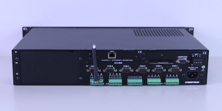 6 Sold! Crestron AV2 Audio Video Control Processor With Manual and C2enet-1