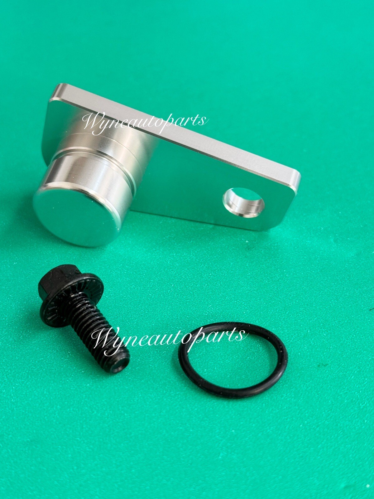 Crankshaft Sensor Plug & Bolt Aluminum 4.3 v6 v8 sbc LTI BBC Silver
